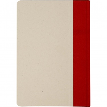 Logo trade promotional items picture of: Liliana A5 sugar cane plastic hard cover notebook